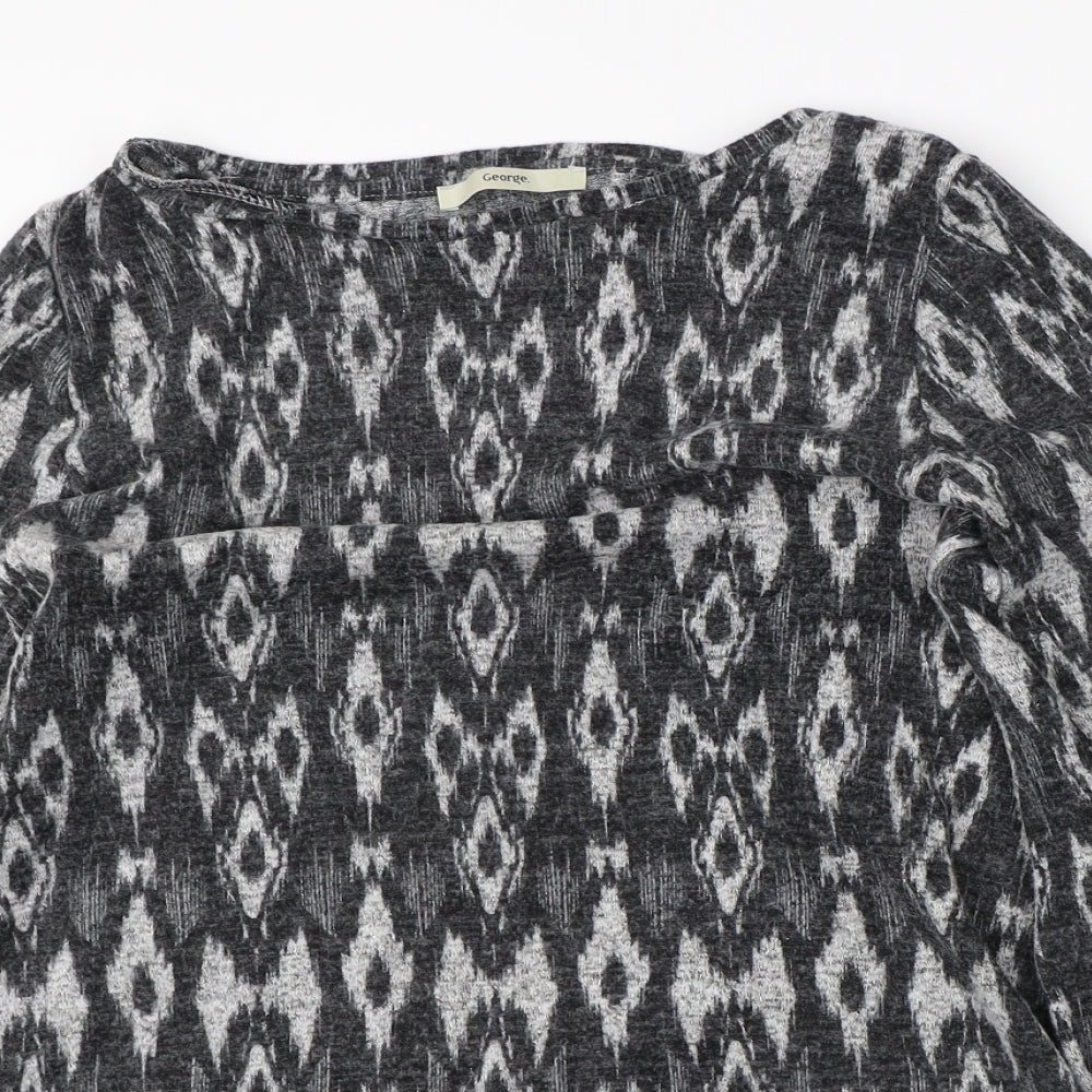 Goerge Womens Black   Pullover Jumper Size 12