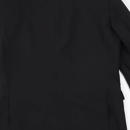 Mens UK Size 36 Cedar Wood State Regular Black Suit Jacket