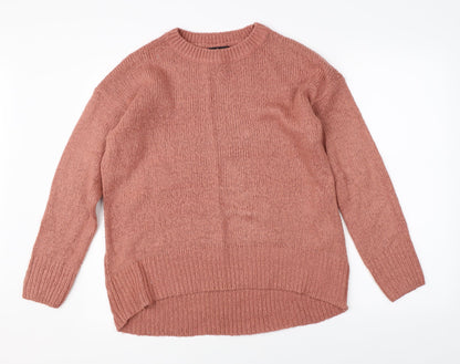 New Look Mens Red  Knit Pullover Jumper Size M