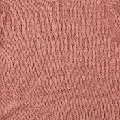 New Look Mens Red  Knit Pullover Jumper Size M