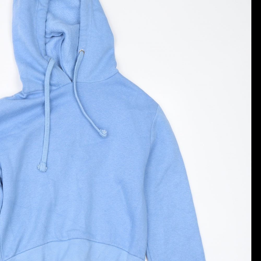 Saw It First Womens Blue   Pullover Hoodie Size 6  - croppe