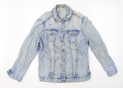 Womens UK Size 8 New Look Blue Jacket