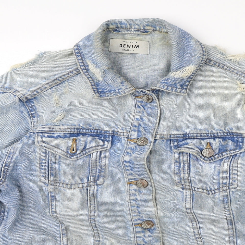 Womens UK Size 8 New Look Blue Jacket
