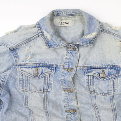 Womens UK Size 8 New Look Blue Jacket