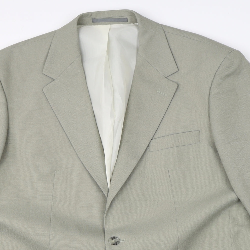 Mens UK Size 44 Wellington Regular Green Suit Jacket