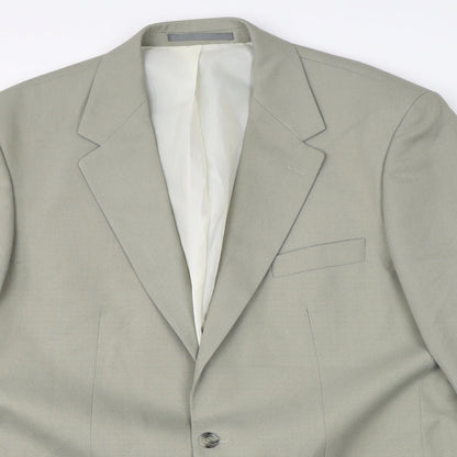 Mens UK Size 44 Wellington Regular Green Suit Jacket