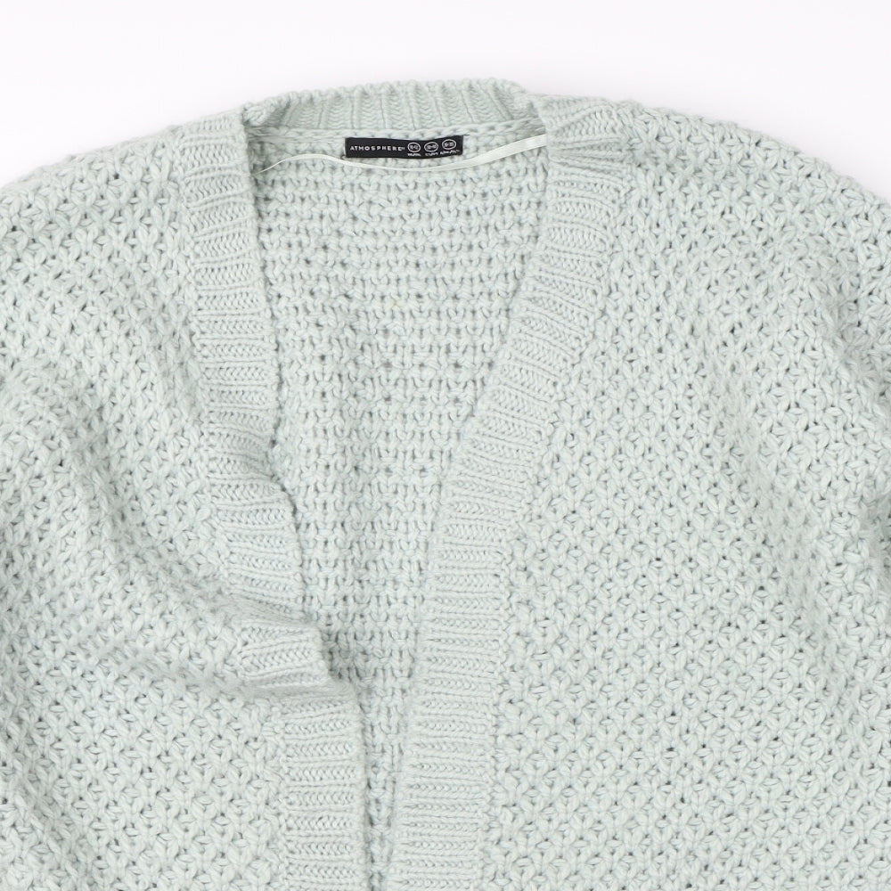 Atmosphere Womens Green  Knit Cape Jumper Size 12