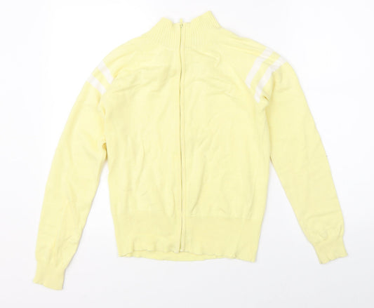 Look Womens Yellow   Full Zip Jumper Size 8