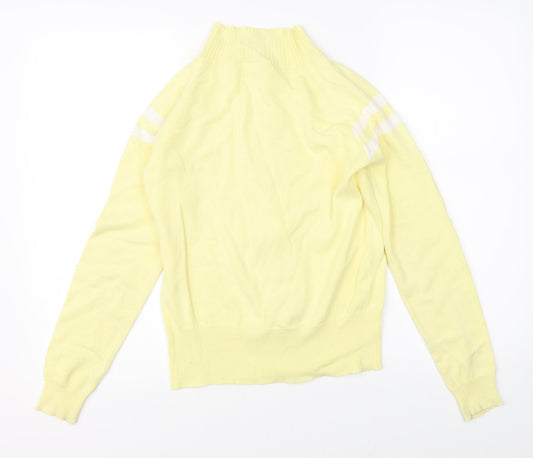 Look Womens Yellow   Full Zip Jumper Size 8