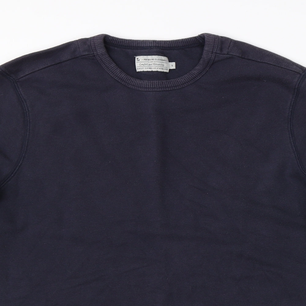 TU Mens Blue   Pullover Jumper Size S
