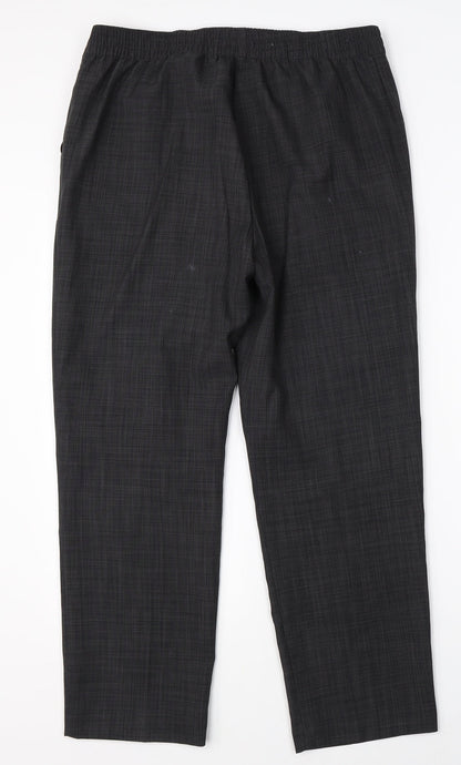 Marks & Spencer Womens Grey   Dress Pants Trousers Size 12 L26 in