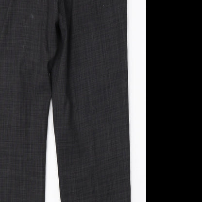 Marks & Spencer Womens Grey   Dress Pants Trousers Size 12 L26 in