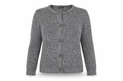 Bonmarché Womens Grey Cardigan Jumper Size M