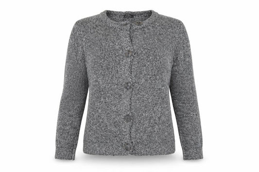Bonmarché Womens Grey Cardigan Jumper Size M
