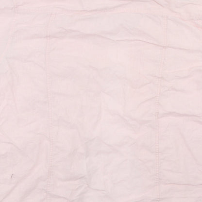 George Mens Pink    Button-Up Size M