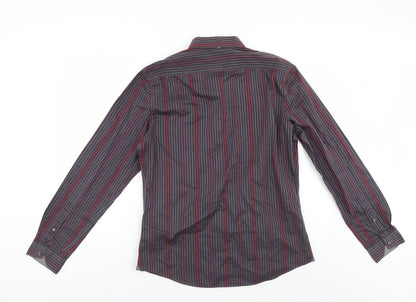 NEXT Mens Multicoloured Striped   Button-Up