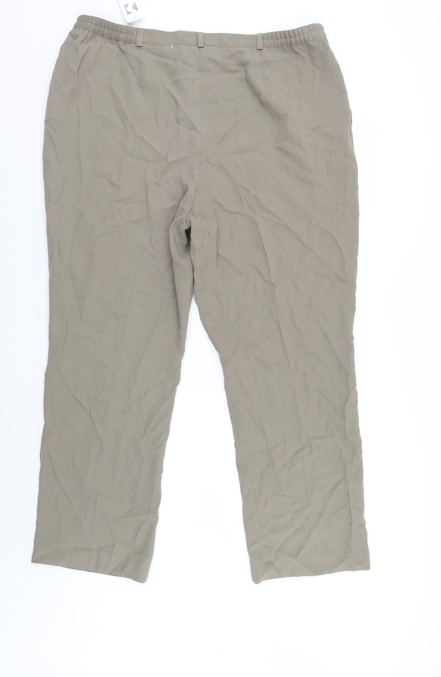 Habella Womens Ivory   Trousers  Size 20 L28 in