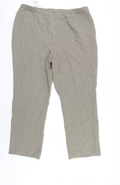 Habella Womens Ivory   Trousers  Size 20 L28 in