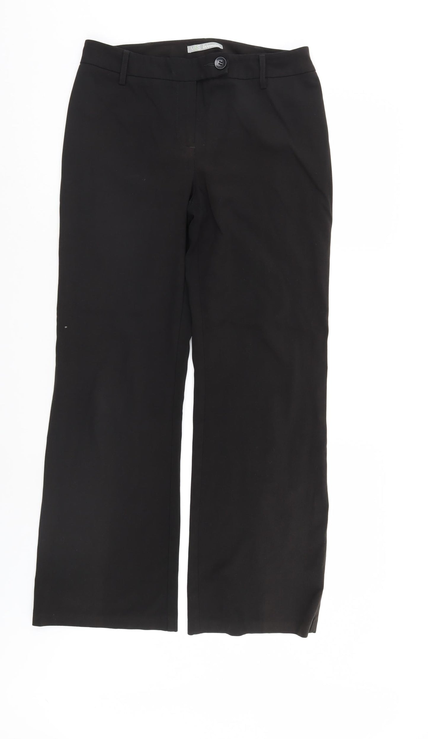Womens UK Size 12 M&S Regular Fit  Beige Trousers