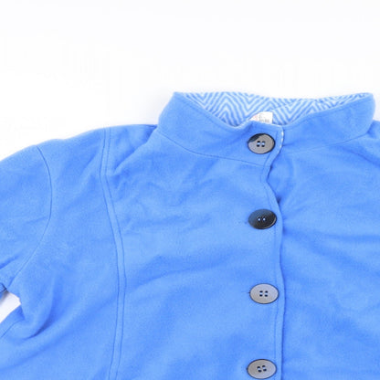 Womens UK Size M Anne De Lancay Blue Quilted Coat