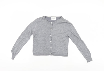 Suchita Womens Silver   Cardigan Jumper Size 4