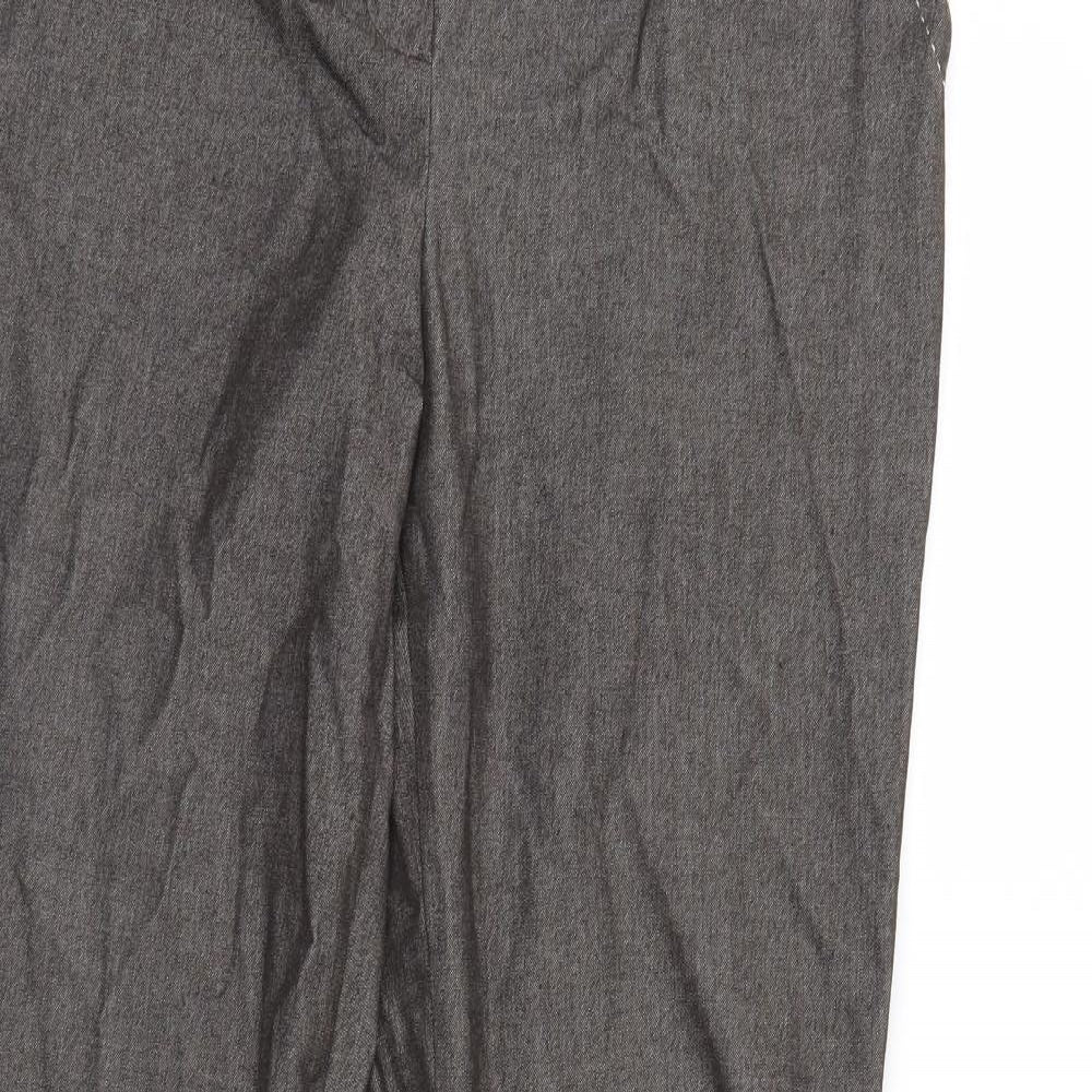 Womens UK Size 12 Marks and Spencer Regular Fit  Brown Trousers