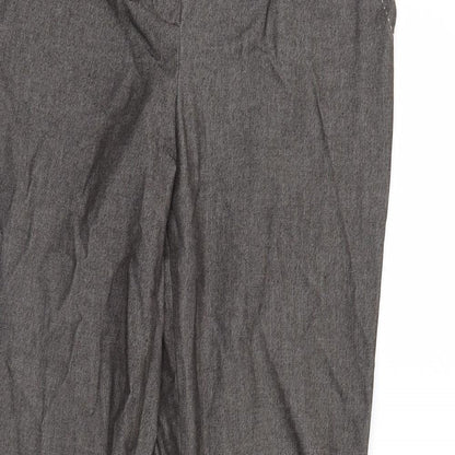 Womens UK Size 12 Marks and Spencer Regular Fit  Brown Trousers