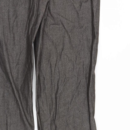 Womens UK Size 12 Marks and Spencer Regular Fit  Brown Trousers