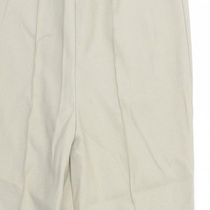 Unity Womens Beige   Trousers  Size 16 L25 in - Elastic Waist