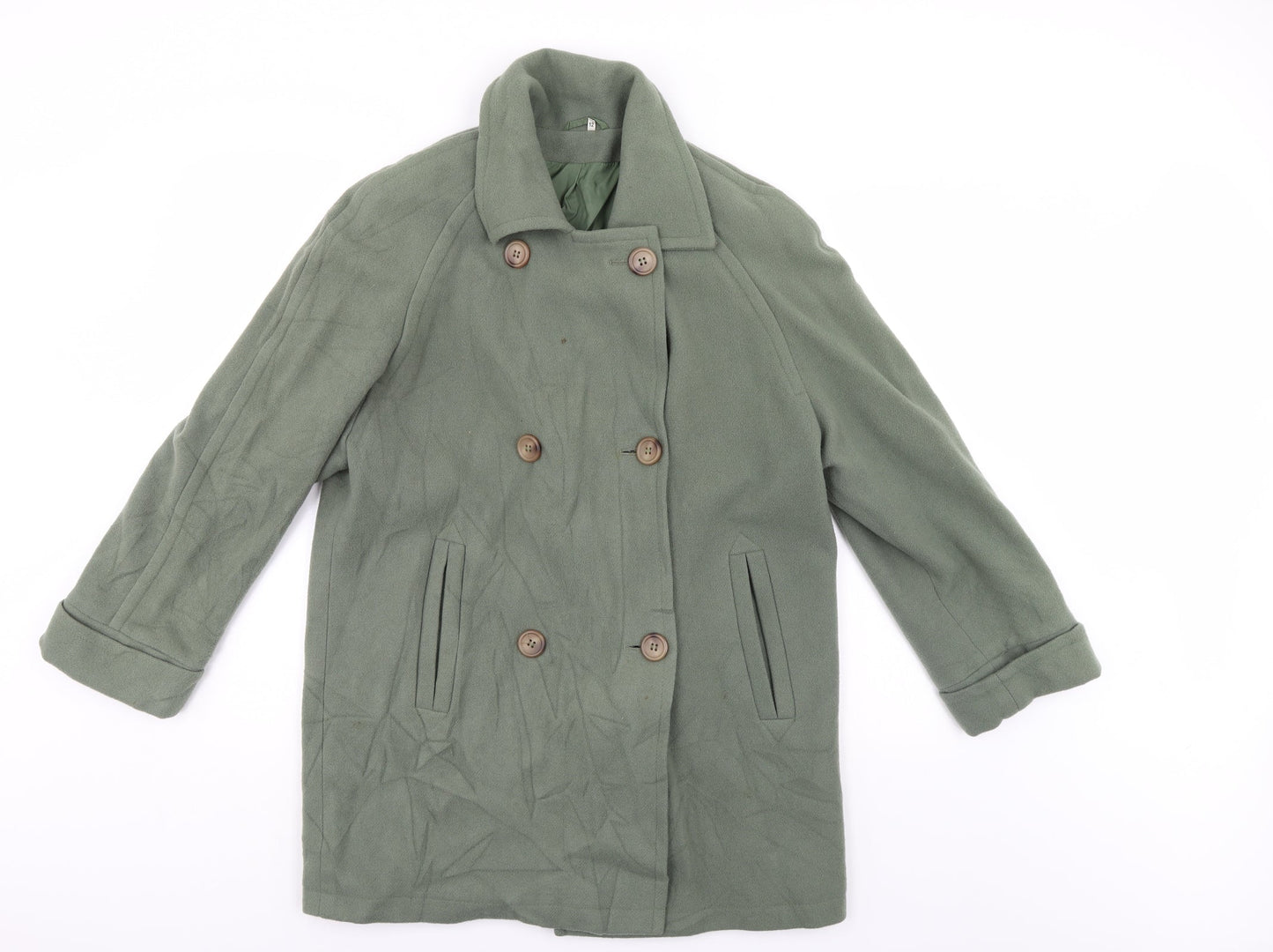 Edinburgh Womens Green   Motorcycle Jacket Coat Size 12