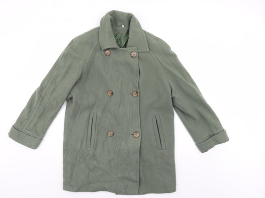 Edinburgh Womens Green   Motorcycle Jacket Coat Size 12