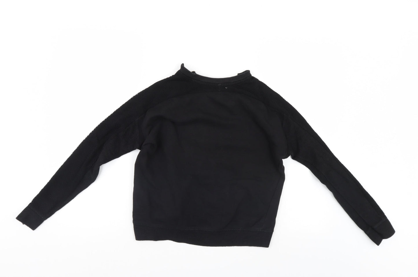 Zara Womens Black   Pullover Sweatshirt Size S