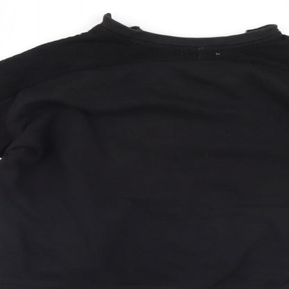 Zara Womens Black   Pullover Sweatshirt Size S
