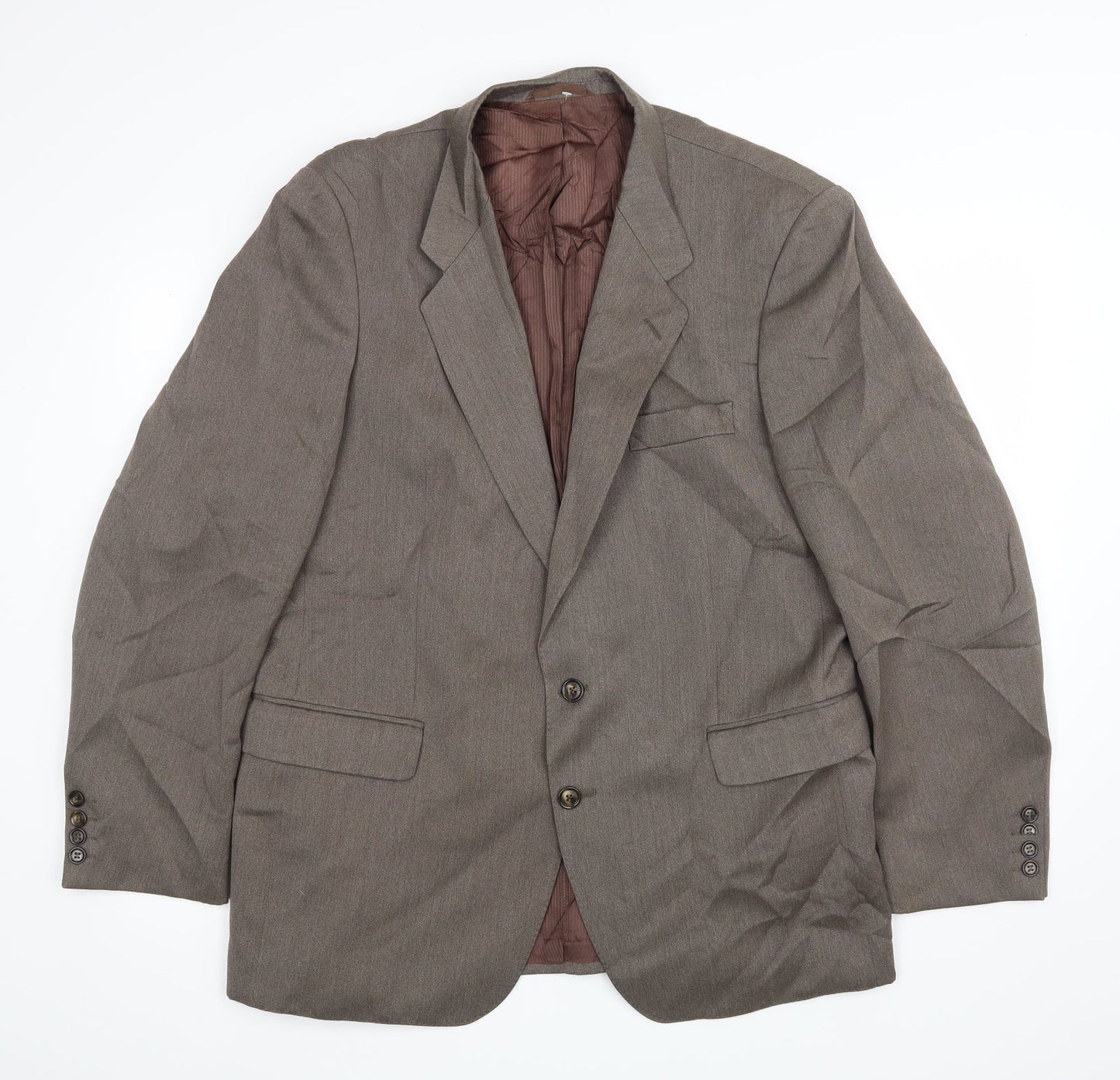 Mens UK Size 44 Mr Harry Regular Brown Suit Jacket