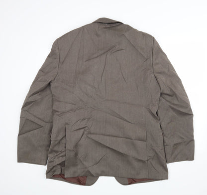 Mens UK Size 44 Mr Harry Regular Brown Suit Jacket