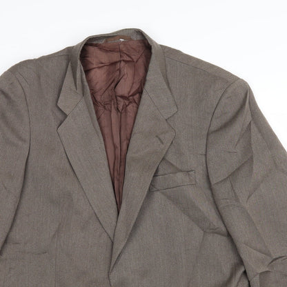 Mens UK Size 44 Mr Harry Regular Brown Suit Jacket