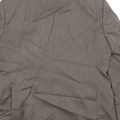 Mens UK Size 44 Mr Harry Regular Brown Suit Jacket