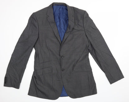 Mens UK Size 40 M&S Big & Tall Grey Suit Jacket