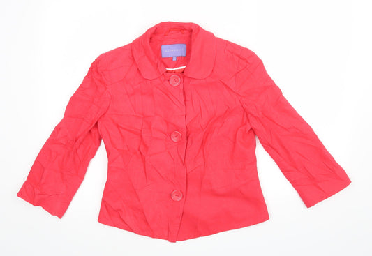 Autonomy Womens Red   Jacket  Size 8