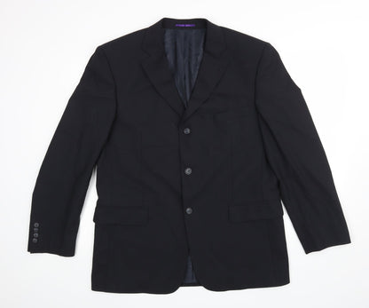 Mens UK Size 42 Taylor & Wright Regular Blue Suit Jacket