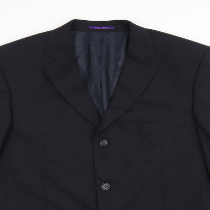 Mens UK Size 42 Taylor & Wright Regular Blue Suit Jacket