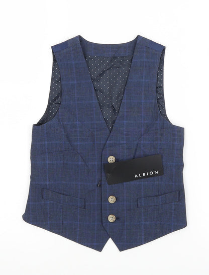 Albion Boys Blue   Jacket Waistcoat Size 6 Years