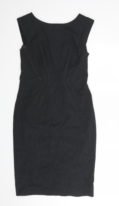 M&S Womens Grey   Pencil Dress  Size 10