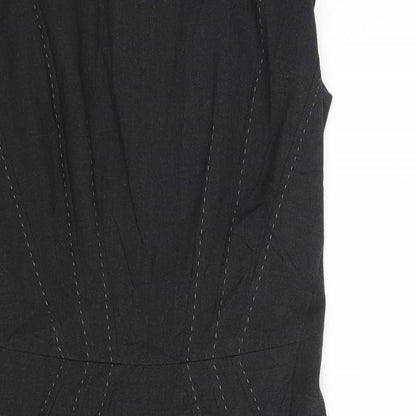 M&S Womens Grey   Pencil Dress  Size 10