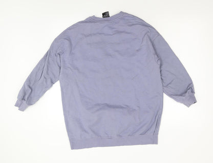 H&M Womens Black   Pullover Sweatshirt Size S  - Over Sized