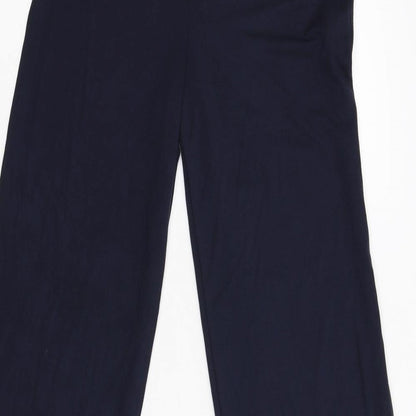 Womens UK Size 8 Preworn Regular Fit Sweatpants Blue Trousers