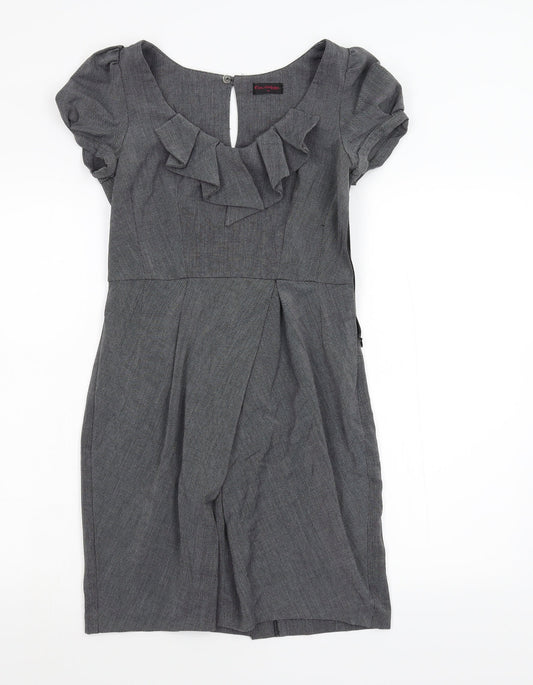 Miss Selfridge Womens Grey   Shift  Size 10