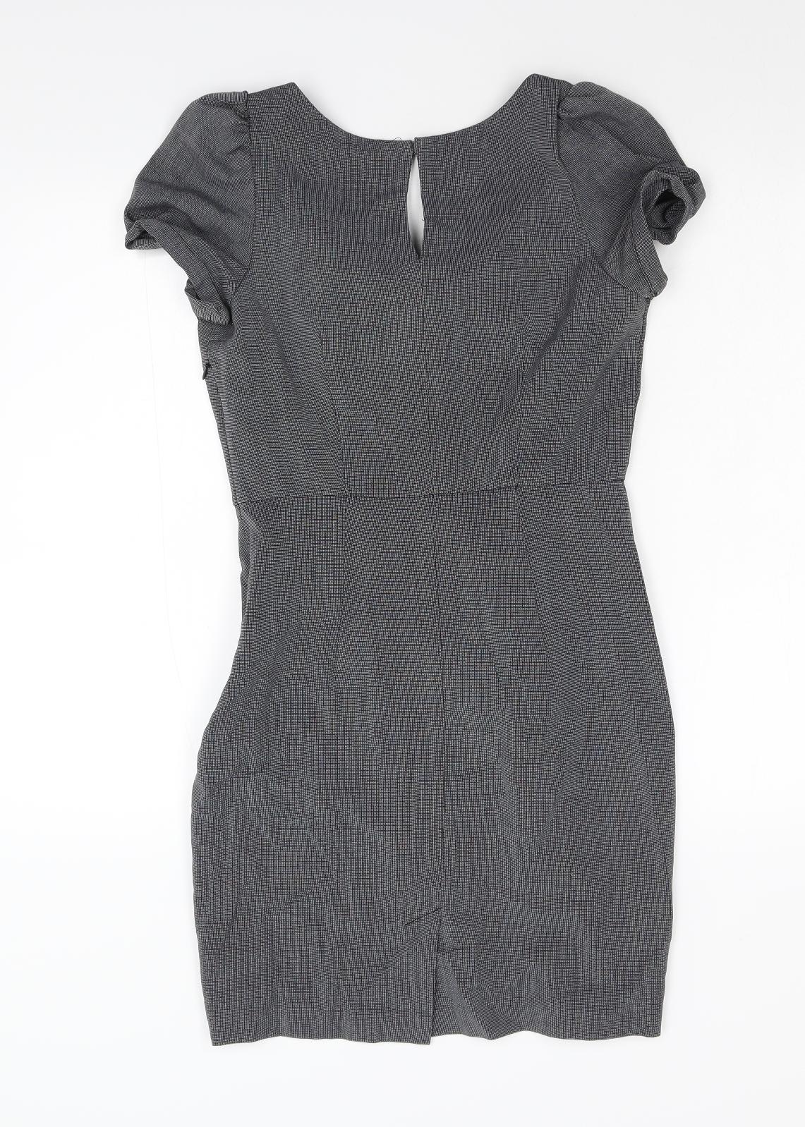 Miss Selfridge Womens Grey   Shift  Size 10