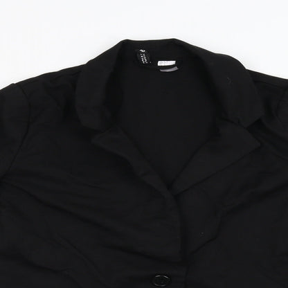 Divivded Womens Black   Jacket Blazer Size 8