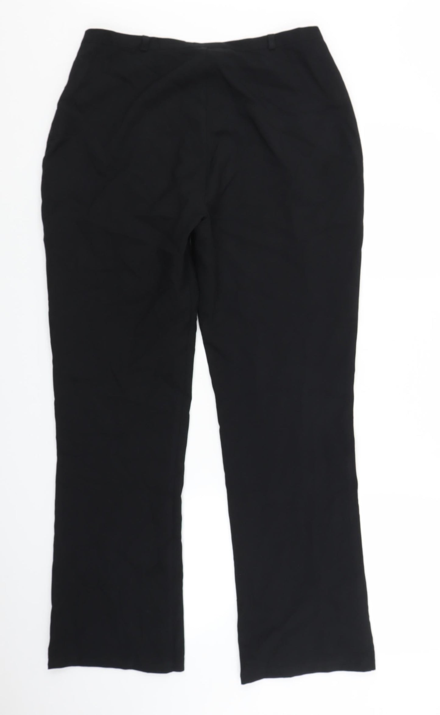 Womens UK Size 14 Atmosphere Regular Fit Capri Black Trousers